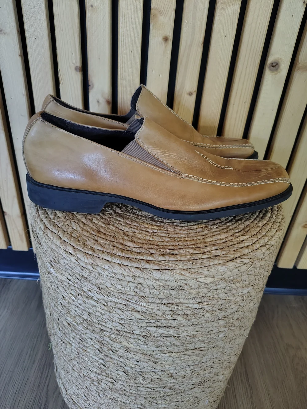 Men's Kenneth Cole Reaction Tan Loafers - Size 12